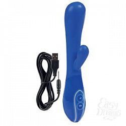 Синий вибратор Body Soul Kiss Blue Синий вибратор Body Soul Kiss Blue