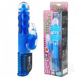 Синий хай-тек вибромассажёр Love Stroker Blue - 24,5 см. Синий хай-тек вибромассажёр Love Stroker Blue - 24,5 см.