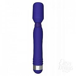 Тёмно-фиолетовый массажер FUNKY WAND MASSAGER - 20 см. Тёмно-фиолетовый массажер FUNKY WAND MASSAGER - 20 см.