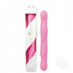 Изысканный двусторонний розовый стимулятор Vibe Therapy Discover - 33 см. Изысканный двусторонний розовый стимулятор Vibe Therapy Discover - 33 см.