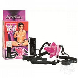 Розовая клиторальная бабочка с отростком VENUS PENIS Розовая клиторальная бабочка с отростком VENUS PENIS