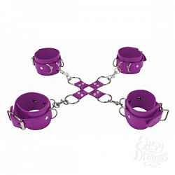 Фиолетовый комплект оков Hand And Legcuffs Фиолетовый комплект оков Hand And Legcuffs
