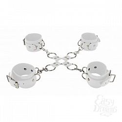 Белый комплект оков Hand And Legcuffs Белый комплект оков Hand And Legcuffs