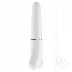 Белый вибратор D1 с загруглённым кончиком - 16 см. Белый вибратор D1 с загруглённым кончиком - 16 см.
