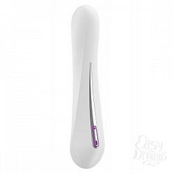 Белый вибромассажёр F9 - 21 см. Белый вибромассажёр F9 - 21 см.