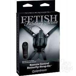 Стимулятор клитора Remote Control Butterfly Strap-On бабочка с дистанционным управлением черный Стимулятор клитора Remote Control Butterfly Strap-On бабочка с дистанционным управлением черный