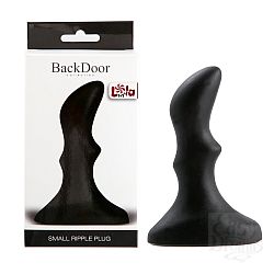  Анальный стимулятор Small ripple plug Black 510191lola
