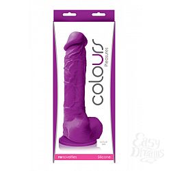 Фаллоимитатор 8 Colours Pleasures на присоске фиолетовый Фаллоимитатор 8 Colours Pleasures на присоске фиолетовый