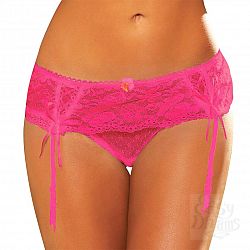 Розовые трусики с подвязками для чулок Розовые трусики с подвязками для чулок