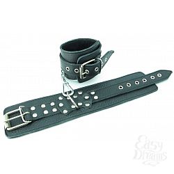  Наручники  из кожи с пряжкой 6 см 51007ars