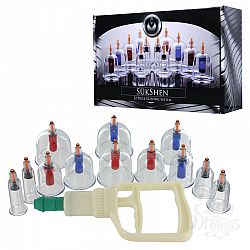  ����� �� 12 ��������� ���� Sukshen 12 Piece Cupping Set
