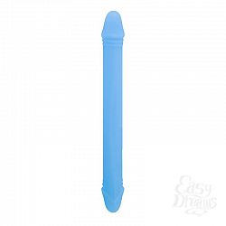Голубой двусторонний фаллоимитатор ESPRIT AQUA - 35 см. Голубой двусторонний фаллоимитатор ESPRIT AQUA - 35 см.