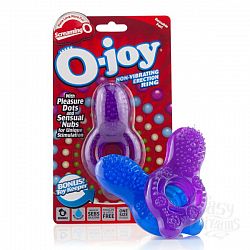 Кольцо на пенис со стимулятором клитора O Joy Кольцо на пенис со стимулятором клитора O Joy