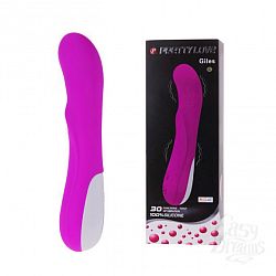 Фиолетовый вибратор с 30 режимами вибрации Giles - 19.5 см. Фиолетовый вибратор с 30 режимами вибрации Giles - 19.5 см.