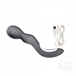 Перезаряжаемый серый вибромассажер My Wand - 22,75 см. Перезаряжаемый серый вибромассажер My Wand - 22,75 см.