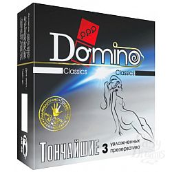  Супертонкие презервативы Domino  Тончайшие  - 3 шт.