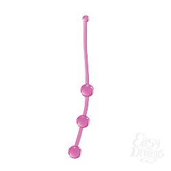 Розовая анальная цепочка JAMMY JELLY ANAL 3 BEADS PINK - 15 см. Розовая анальная цепочка JAMMY JELLY ANAL 3 BEADS PINK - 15 см.