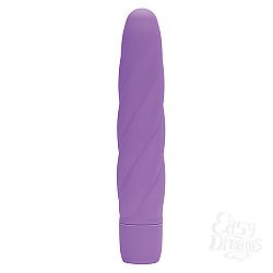 Фиолетовый вибратор со спиралевидным рельефом TWIRLY VIBE SILICONE - 19 см. Фиолетовый вибратор со спиралевидным рельефом TWIRLY VIBE SILICONE - 19 см.