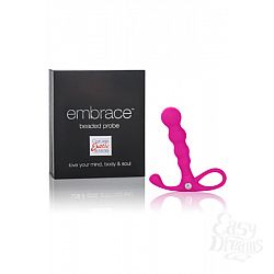 Перезаряжаемый вибро-стимулятор Embrace Beaded Probe розовый Перезаряжаемый вибро-стимулятор Embrace Beaded Probe розовый
