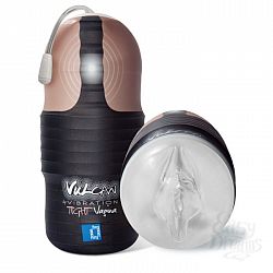 Мастурбатор-вагина с вибрацией Vulcan Love Skin Masturbator Tight Vagina Vibe  Мастурбатор-вагина с вибрацией Vulcan Love Skin Masturbator Tight Vagina Vibe