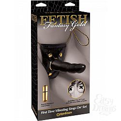  ������� ������� First Time Vibrating Strap-On Set � ���������� ��� ������������ ���������� - 16,5 ��.