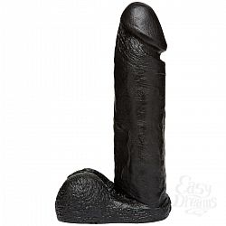 Черная реалистичная насадка-страпон в виде фаллоимитатора с мошонкой - 20,3 см. Черная реалистичная насадка-страпон в виде фаллоимитатора с мошонкой - 20,3 см.