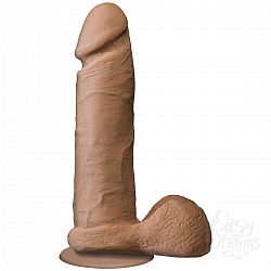 Коричневый фаллоимитатор-реалистик на присоске - 22,4 см. Коричневый фаллоимитатор-реалистик на присоске - 22,4 см.