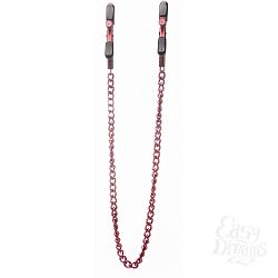 Зажимы на соски с красной цепочкой Ouch! Зажимы на соски с красной цепочкой Ouch!