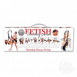 Секс-качели подвешивающиеся на дверь Fetish Fantasy Series Spinning Fantasy Swing - Black черные Секс-качели подвешивающиеся на дверь Fetish Fantasy Series Spinning Fantasy Swing - Black черные