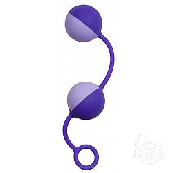 Фиолетовые вагинальные шарики PURRFECT SILICONE DUO TONE BALLS PURPLE Фиолетовые вагинальные шарики PURRFECT SILICONE DUO TONE BALLS PURPLE