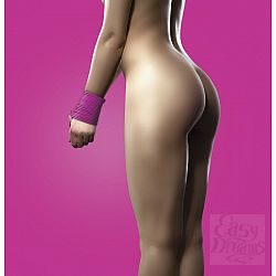 Розовая силиконовая лента для бандажа - 5 м. Розовая силиконовая лента для бандажа - 5 м.