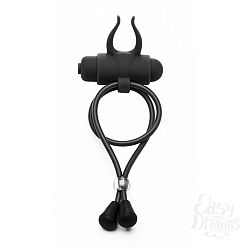 Утягивающее лассо черного цвета с вибрацией The Devil Утягивающее лассо черного цвета с вибрацией The Devil
