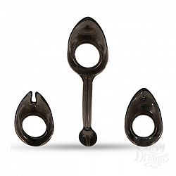  ����� �� 3 �������� ����������� ����� MENZSTUFF EXPANDABLE COCKRING SET