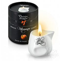       Bougie Massage Gourmande Pche - 80 .