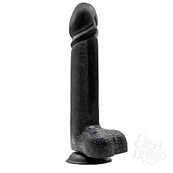  ׸���� �������� ������������� MENZSTUFF BLACK KNIGHT 10INCH BUTT PLUG - 25 ��.