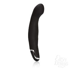 Чёрный стимулятор простаты с вибрацией Dr. Joel Silicone Smooth P - 16 см. Чёрный стимулятор простаты с вибрацией Dr. Joel Silicone Smooth P - 16 см.