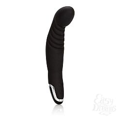 Чёрный стимулятор простаты с рёбрышками и вибрацией Dr. Joel Silicone Ridged P - 16 см. Чёрный стимулятор простаты с рёбрышками и вибрацией Dr. Joel Silicone Ridged P - 16 см.
