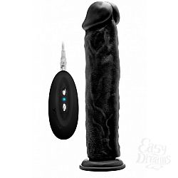  ׸���� ��������-��������� Vibrating Realistic Cock 11  - 27,5 ��.