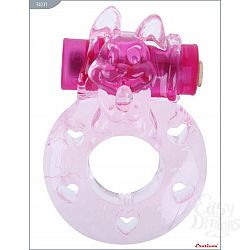 Эрекционное кольцо «Собачка» с мини-вибратором Эрекционное кольцо «Собачка» с мини-вибратором