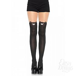 Колготки с имитацией чулок с мишками SPANDEX BLACK BEAR PANTYHOSE Колготки с имитацией чулок с мишками SPANDEX BLACK BEAR PANTYHOSE