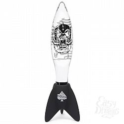 Прозрачная анальная пробка Motorhead Bomber Clear Black Glass - 17,8 см. Прозрачная анальная пробка Motorhead Bomber Clear Black Glass - 17,8 см.