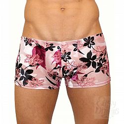 Мужские трусы-хипсы с крупным цветочным принтом Мужские трусы-хипсы с крупным цветочным принтом