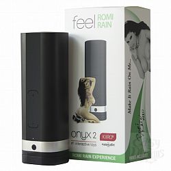 Мастурбатор Onyx 2 - Romi Rain, 24 см - Kiiroo, Черный Мастурбатор Onyx 2 - Romi Rain, 24 см - Kiiroo, Черный