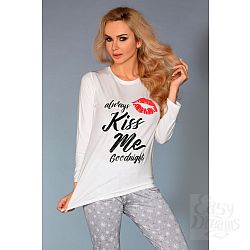 Милая пижамка со штанами с узором в виде снежинок Милая пижамка со штанами с узором в виде снежинок