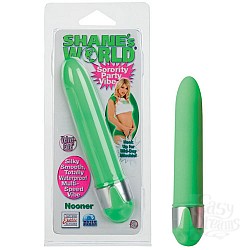 Салатовый вибратор 4,75in Shane`s World 0536-20 CD SE Салатовый вибратор 4,75in Shane`s World 0536-20 CD SE