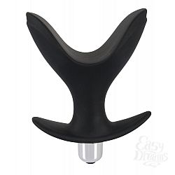  ׸  V-  Black Velvets Vibrating Anchor Plug   - 10,3 .
