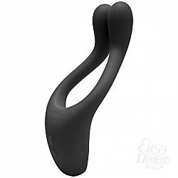 Чёрный вибромассажер для пар TRYST Multi Erogenous Zone Massager Чёрный вибромассажер для пар TRYST Multi Erogenous Zone Massager