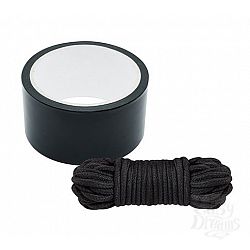  �������� ��� ���������� BONDX BONDAGE RIBBON   LOVE ROPE BLACK