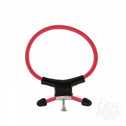 Красно-чёрное эрекционное кольцо с утяжкой RING OF POWER ADJUSTABLE RING Красно-чёрное эрекционное кольцо с утяжкой RING OF POWER ADJUSTABLE RING