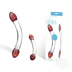 Изогнутый фаллос RED HEAD GLAS-22  Изогнутый фаллос RED HEAD GLAS-22